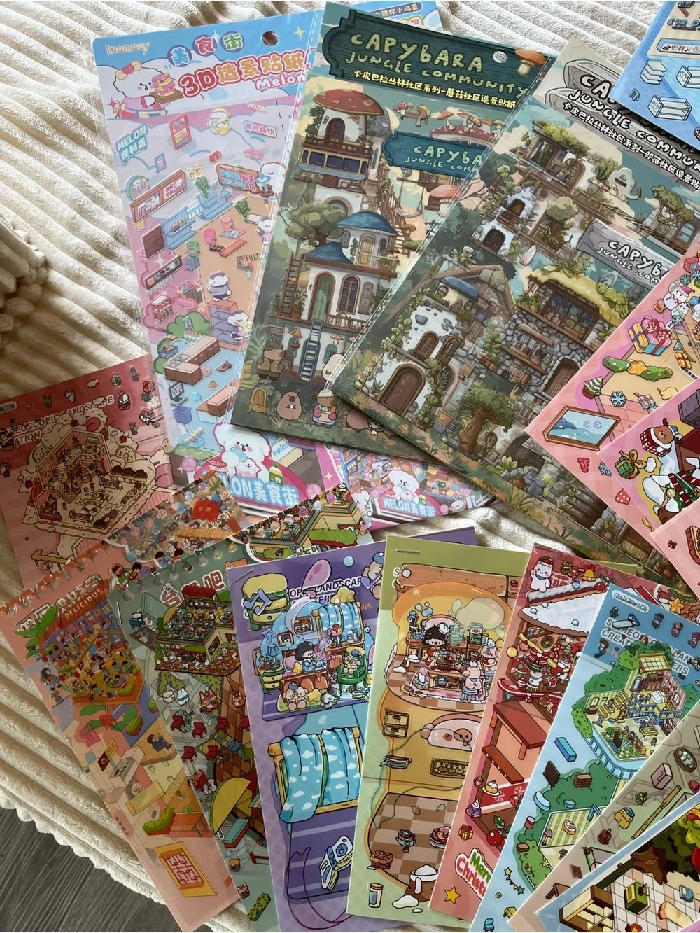 diy sticker bundle book of 24 scenes